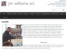 Tablet Screenshot of jimwilliamsartist.com